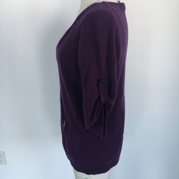 BCBC MaxAzria Zipper Sweater - 100% Cashmere - Picture 2 of 8